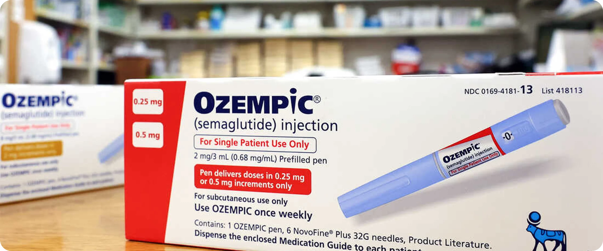 Informationen zum Medikament Ozempic